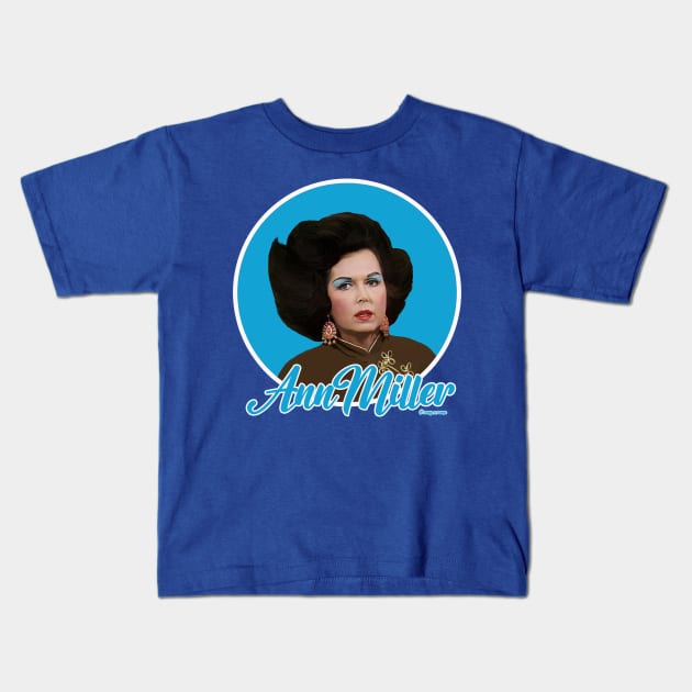 Ann Miller Kids T-Shirt by Camp.o.rama